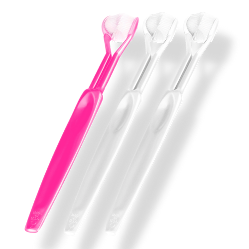 Three-Sided Toothbrush