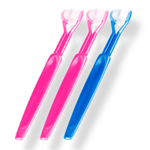 Three-Sided Toothbrush