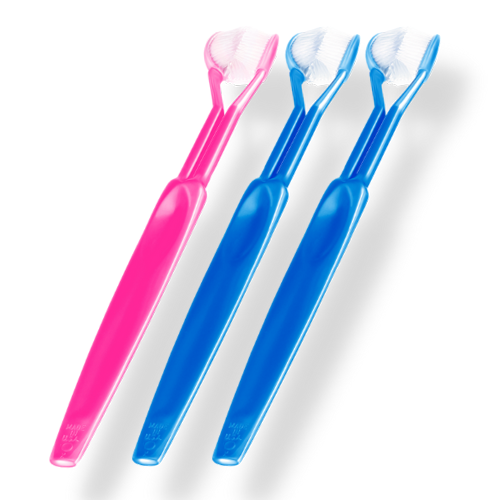 Three-Sided Toothbrush