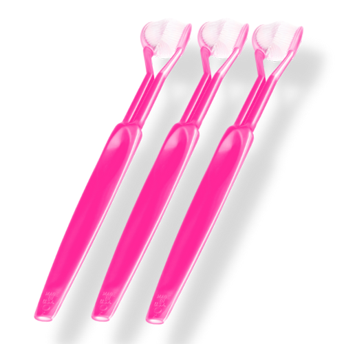 Three-Sided Toothbrush