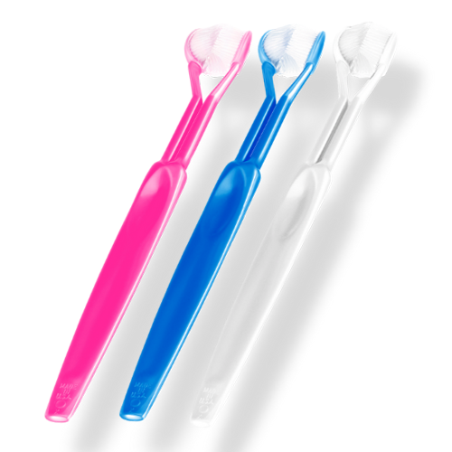 Three-Sided Toothbrush