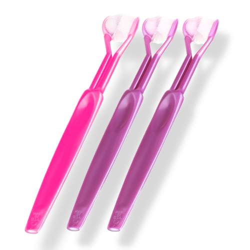 Three-Sided Toothbrush