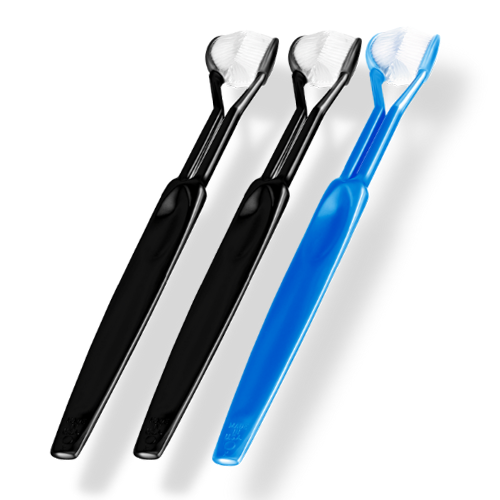 Three-Sided Toothbrush