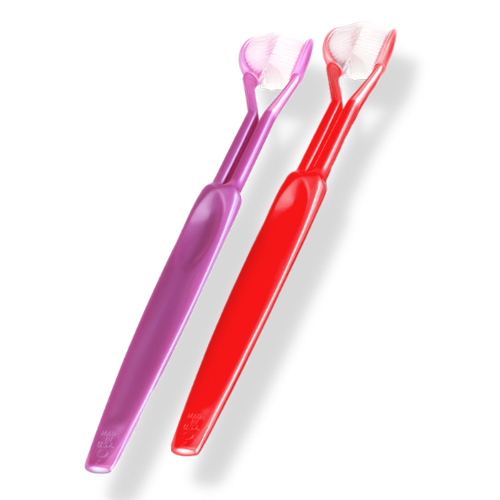 Three-Sided Toothbrush