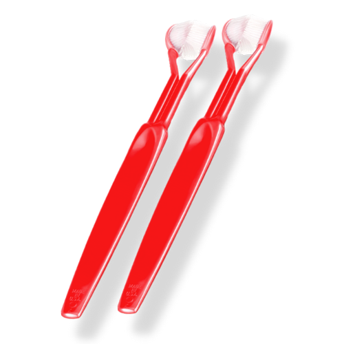 Three-Sided Toothbrush