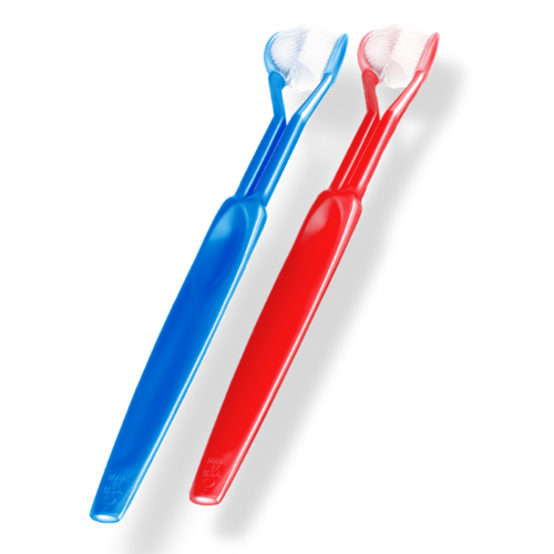 Three-Sided Toothbrush