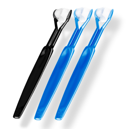 Three-Sided Toothbrush