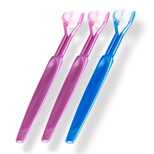 Three-Sided Toothbrush