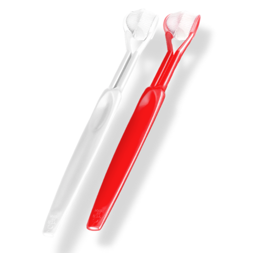 Three-Sided Toothbrush