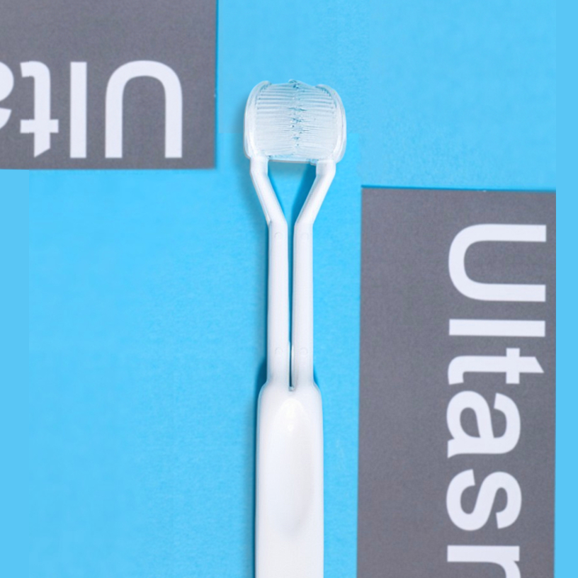 Three-Sided Toothbrush