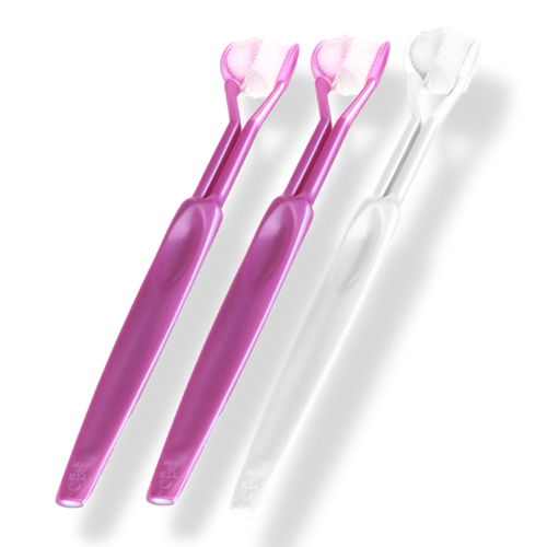 Three-Sided Toothbrush