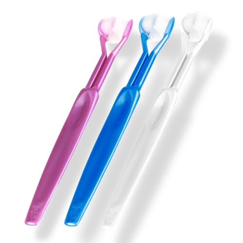 Three-Sided Toothbrush