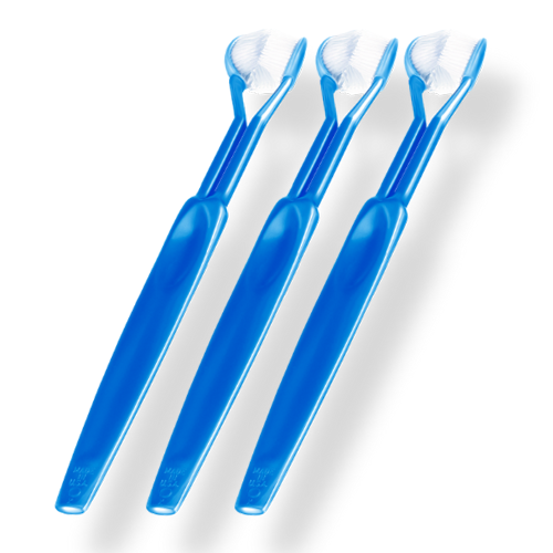 Three-Sided Toothbrush