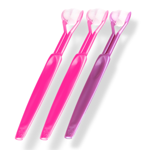 Three-Sided Toothbrush