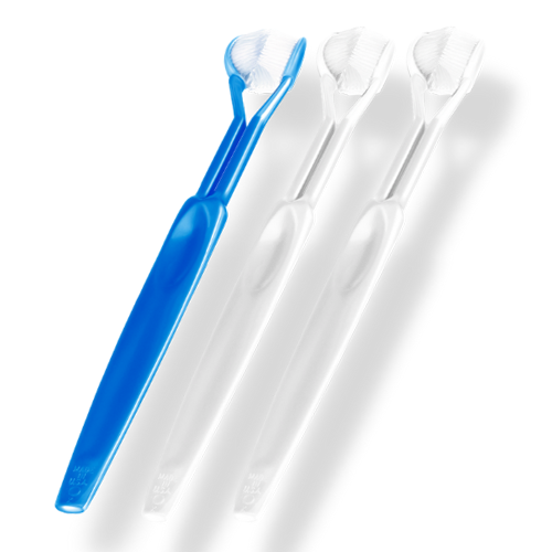 Three-Sided Toothbrush